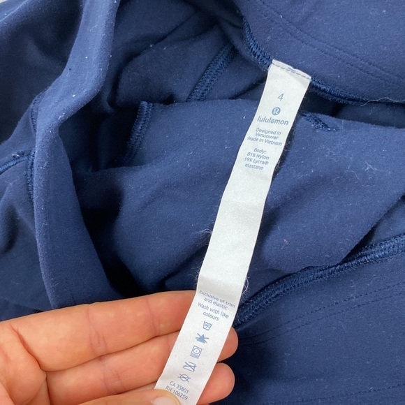 Lululemon Rejuvenate Crop *18" Blue - Picture 7 of 8